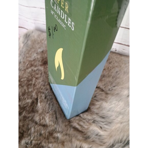 Box of 12 Laskey Dripless Taper Candles 9 1/2" Classic Pink - Picture 5 of 7